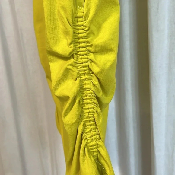 Cotton Sleeveless Top Side Ruching, Size L - Picture 3 of 8